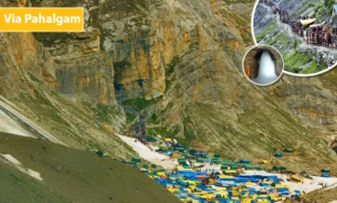 Amarnath Yatra By Helicopter Via Pahalgam