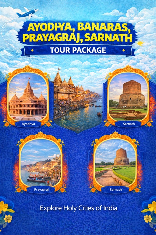 Ayodhya Banars prayagraj sarnath